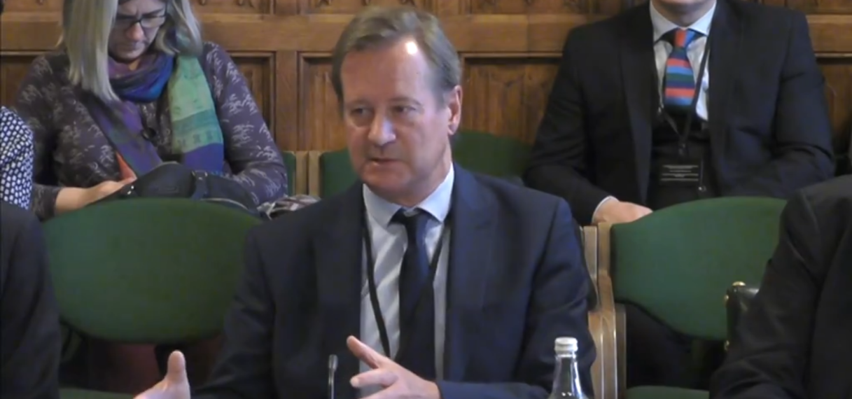 Stuart Goodall at EAC inquiry