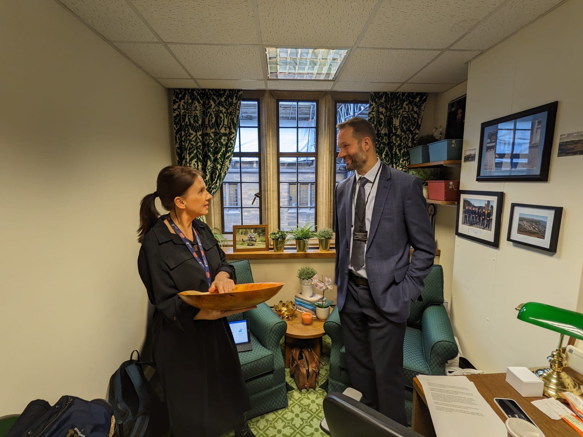 Trudy Harrison MP & Tom Barnes