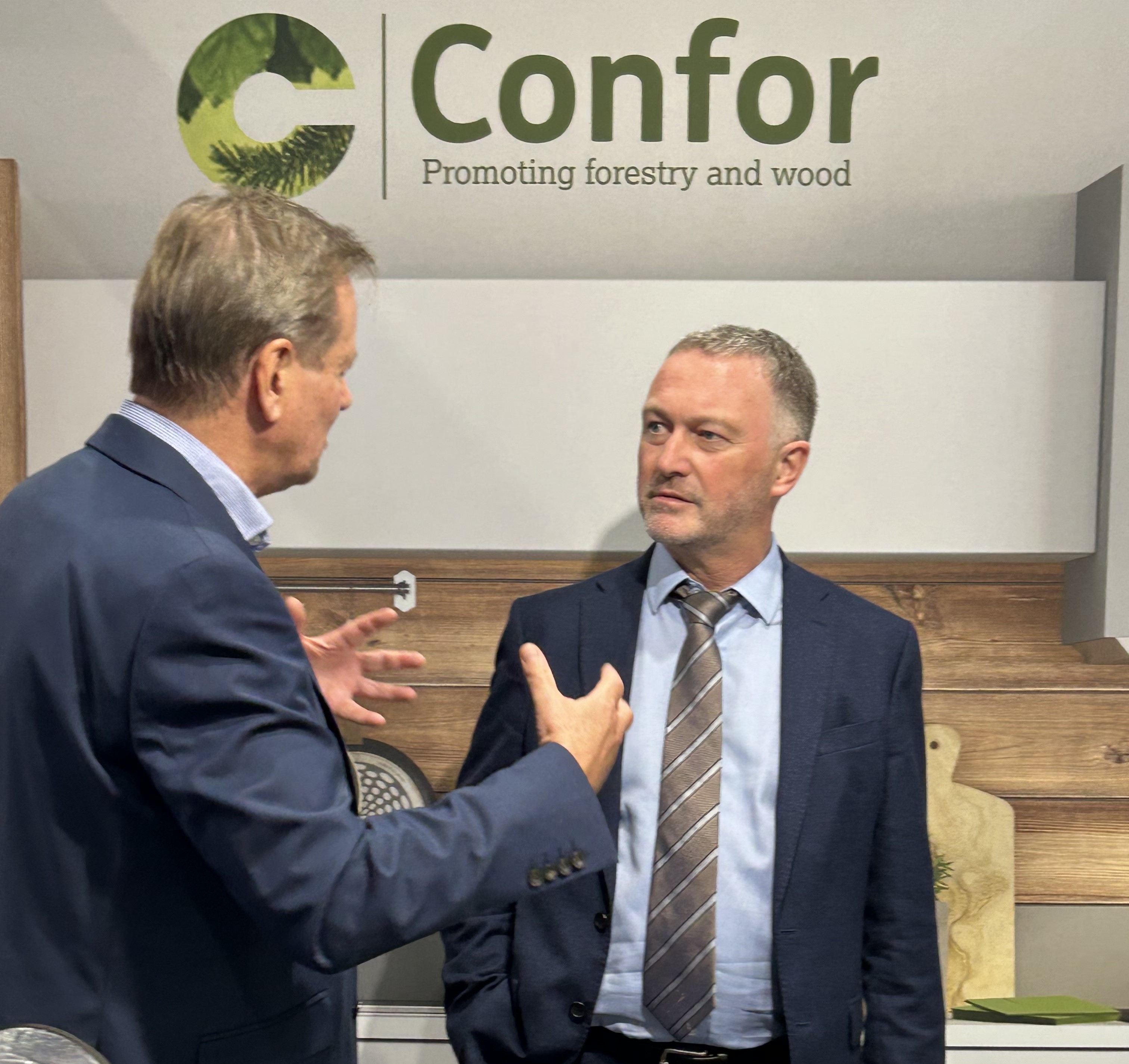 Stuart Goodall & Steve Reed at 2023 Labour Conference